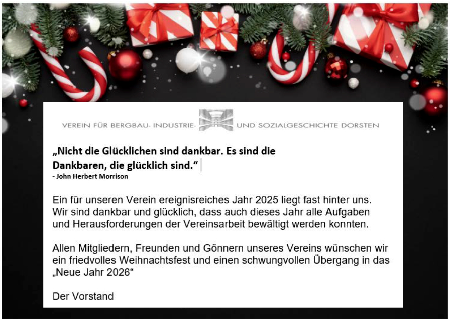 Frohes Fest und Guten Rutsch